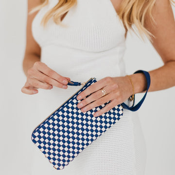 Emma Woven Clutch Wristlet - MeeeShop Women's Fashion