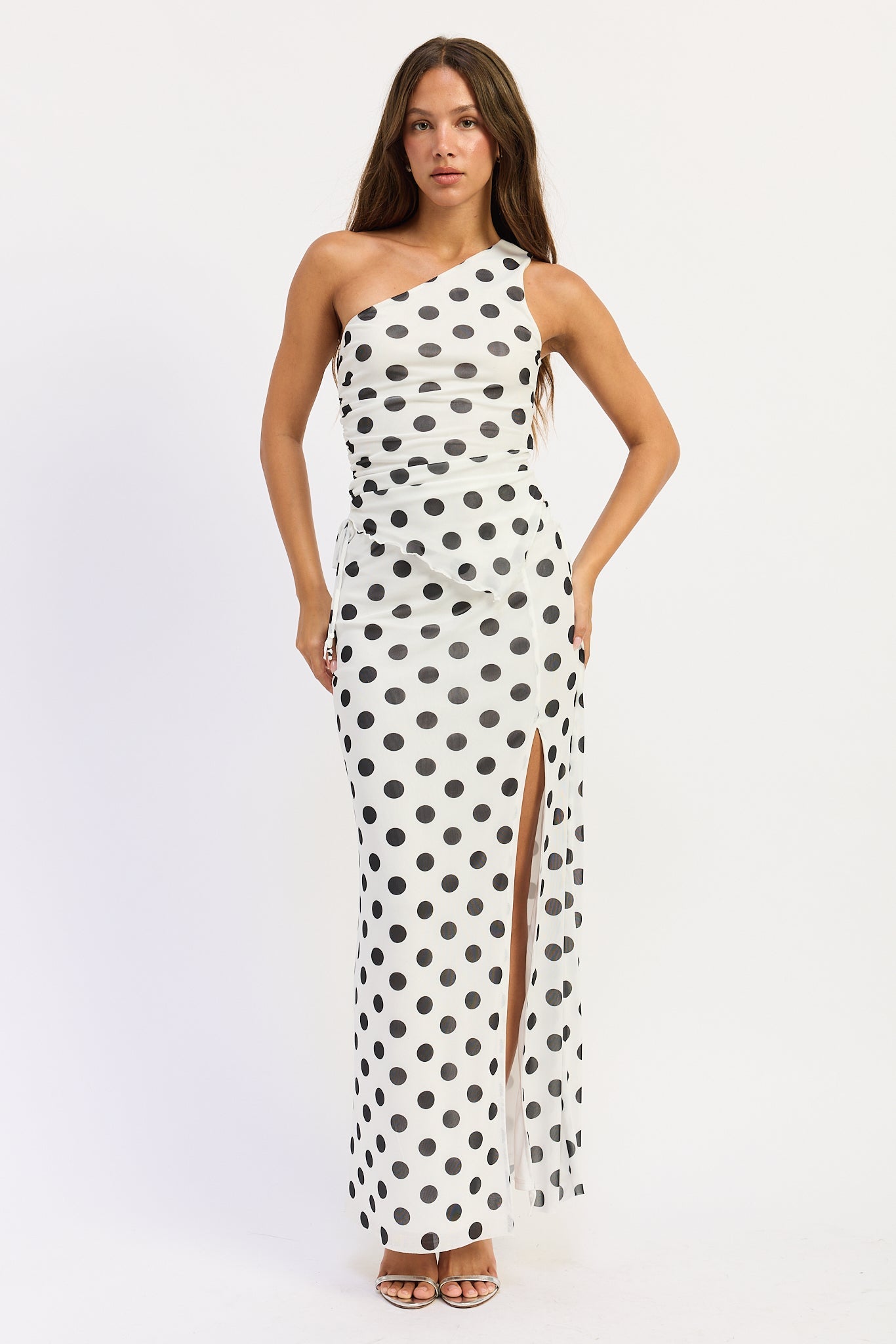 Emory Park Alessandra Top in Black White view 4