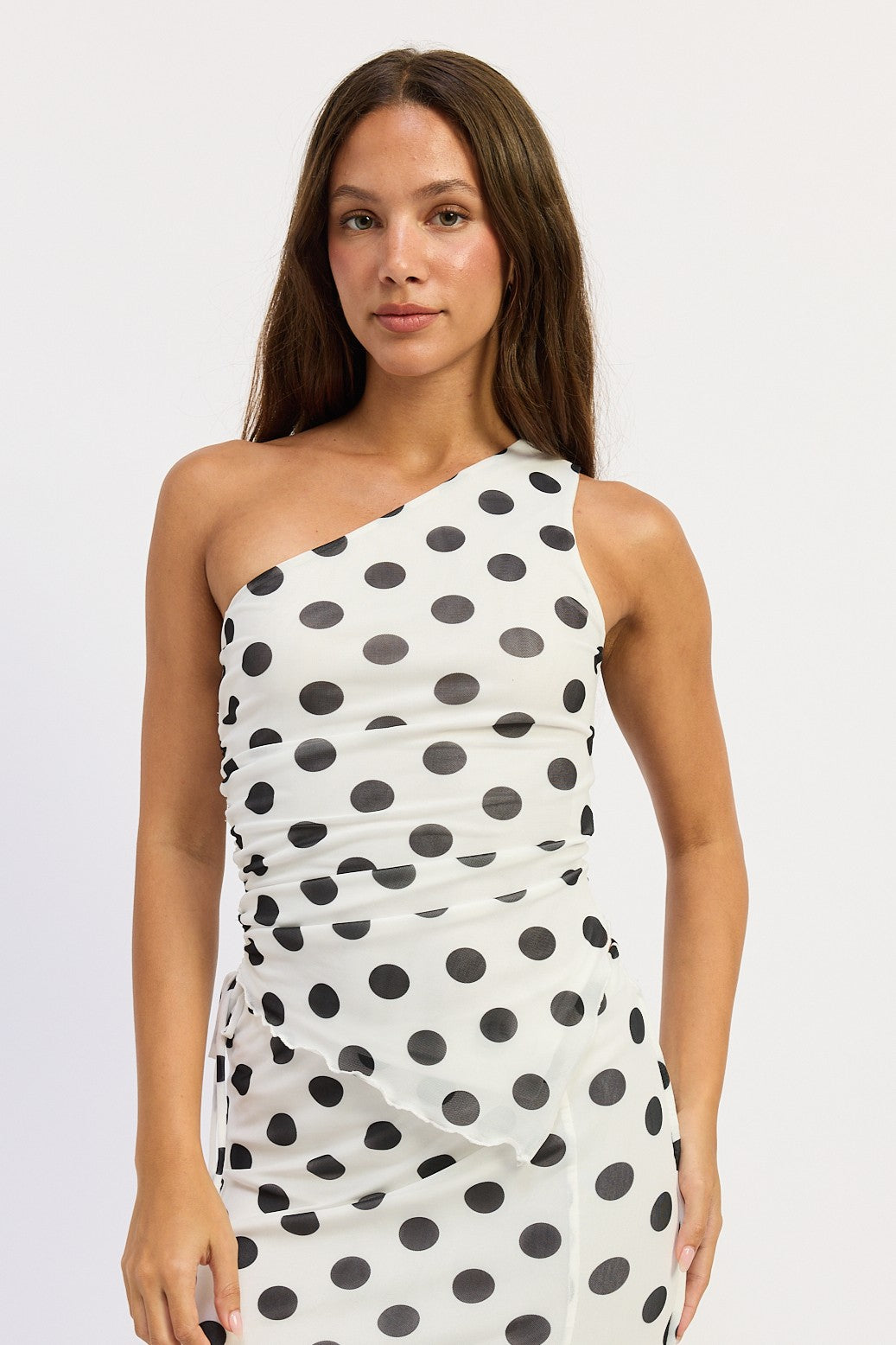 Emory Park Alessandra Top in White Black