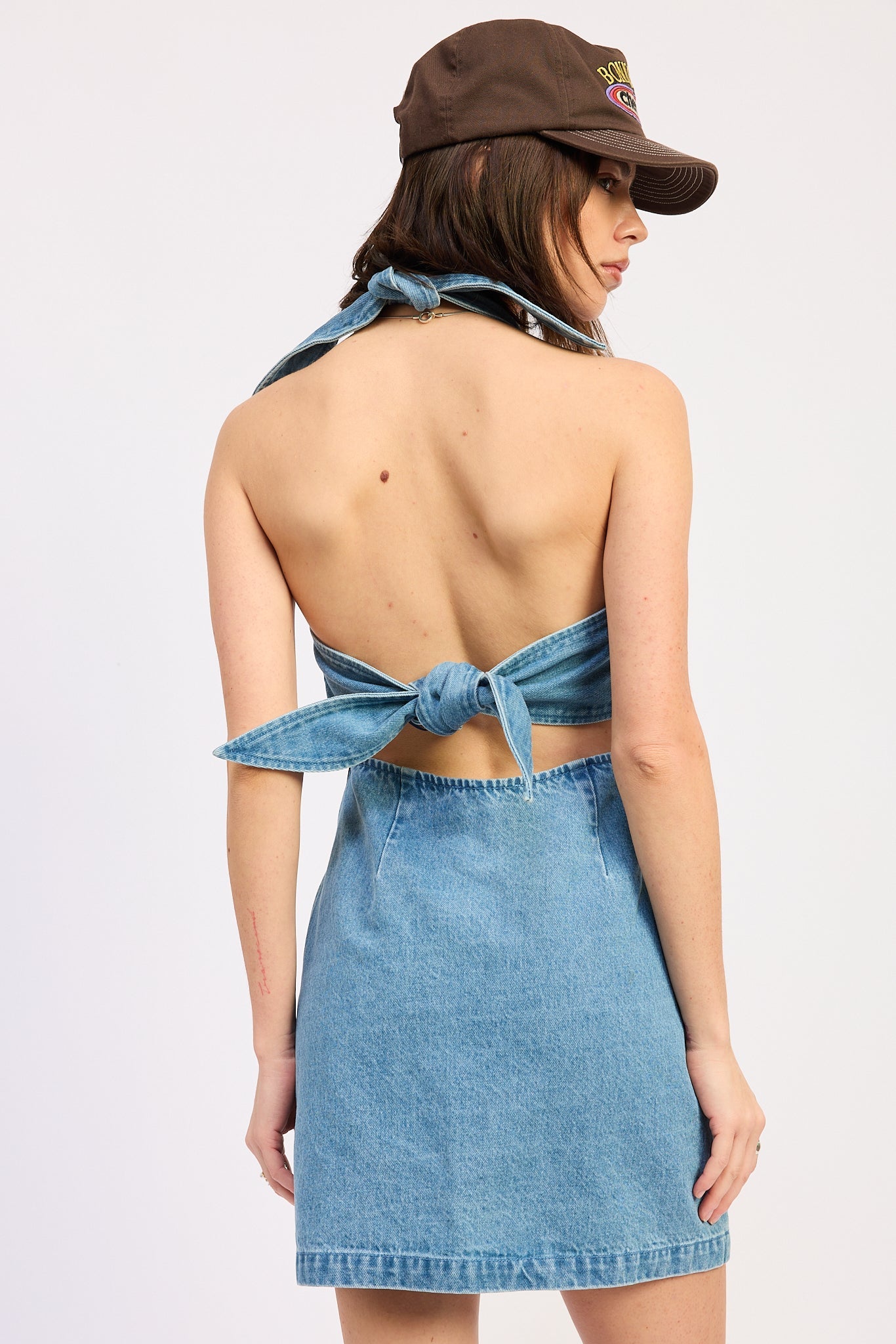 Emory Park Alexandra Mini Dress in True Blue view 3
