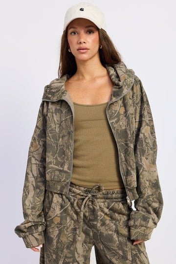 Emory Park Alina Jacket in Olive - Alina Spray Jacket (layer)