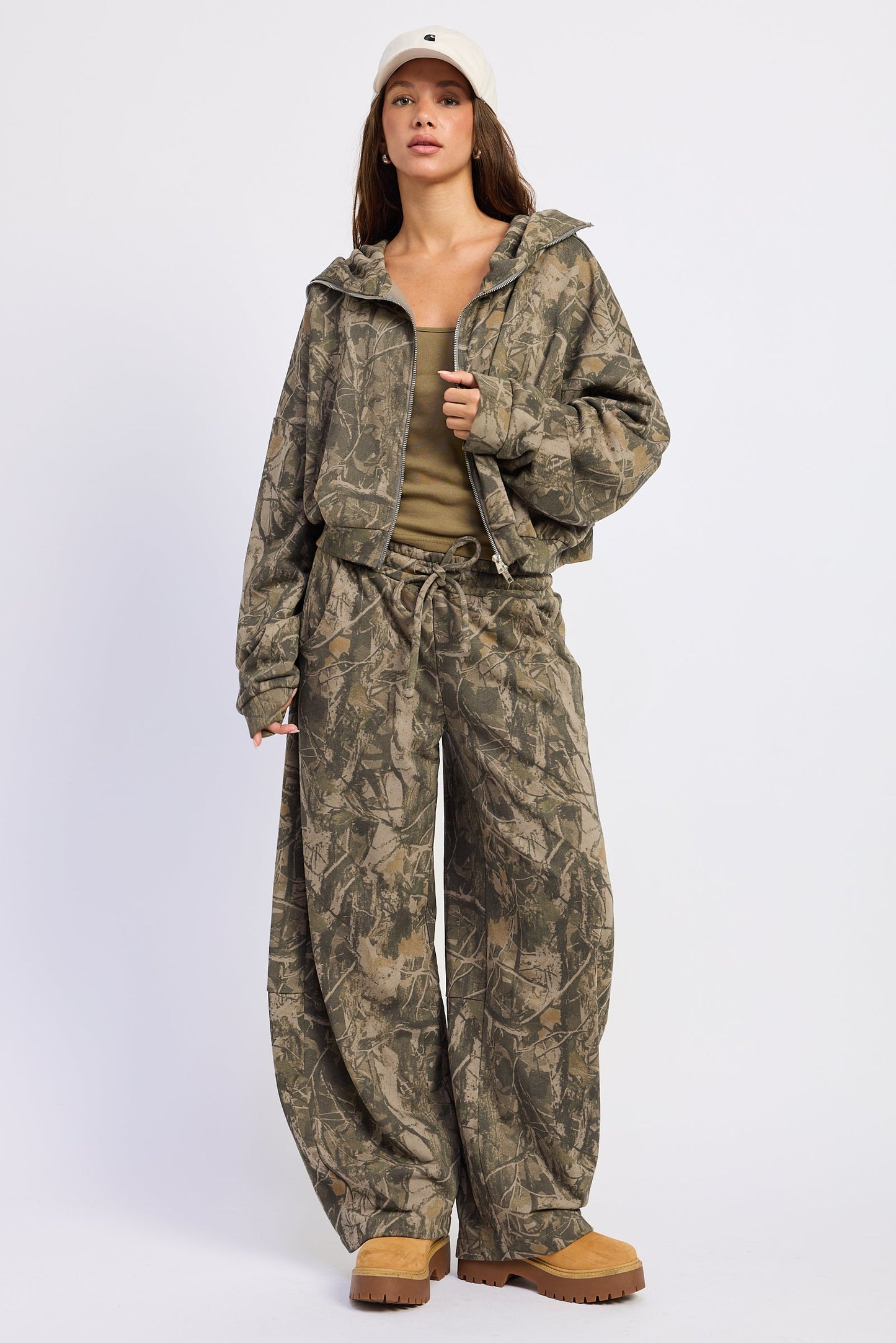 Emory Park Alina Pants in Olive - Alina Pantseyeva (bottom)