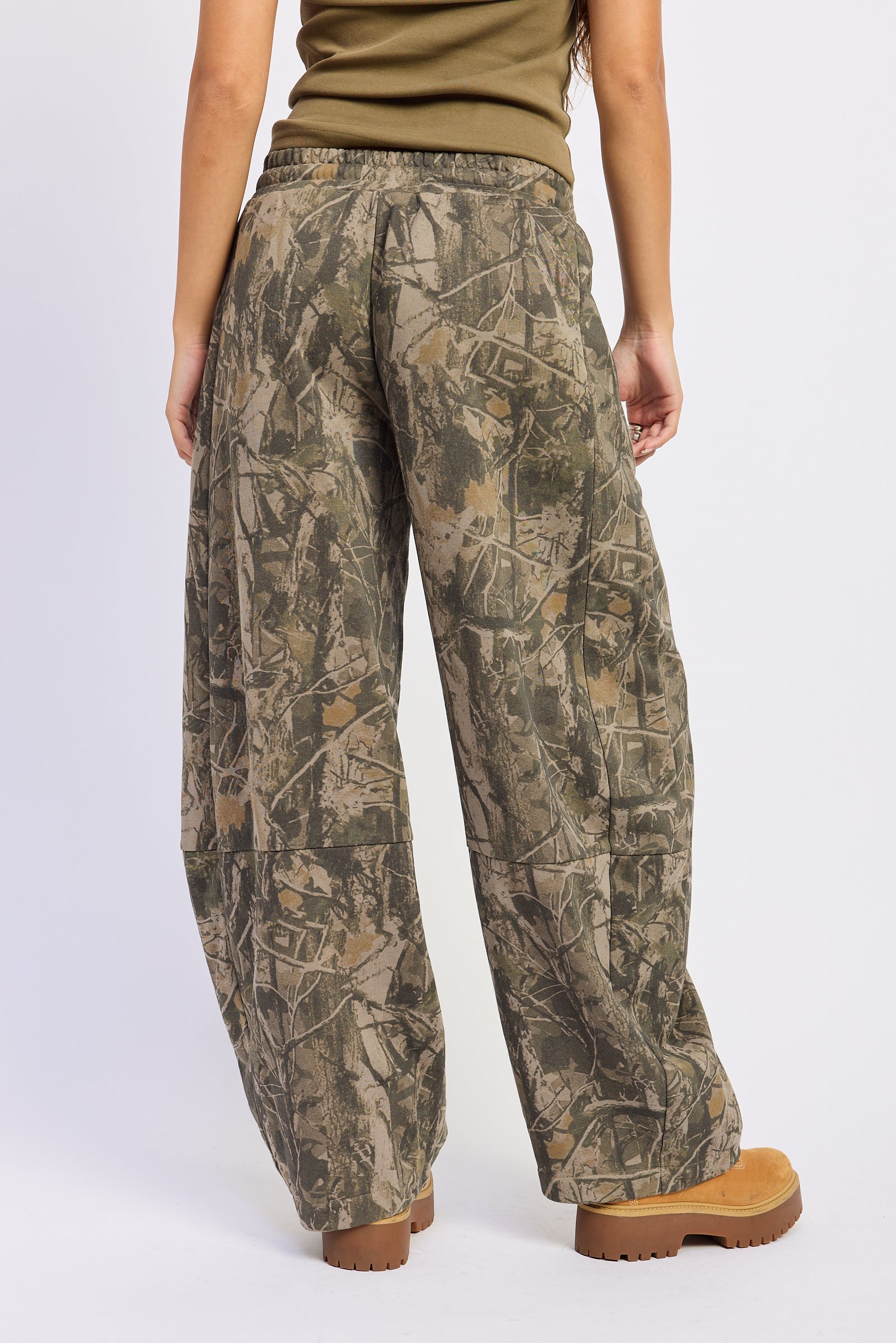 Emory Park Alina Pants in Olive view 2 - Alina Pantseyeva (bottom)