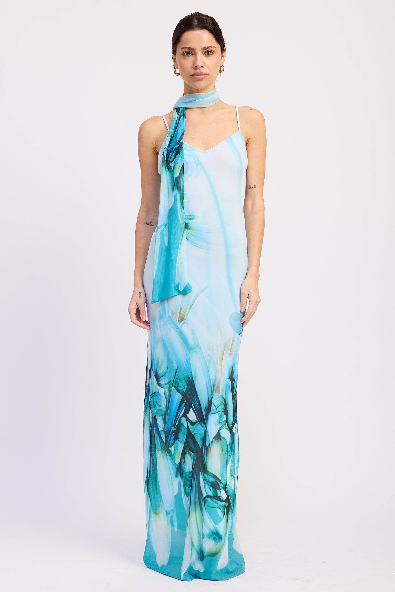 Emory Park Allie Maxi Dress in Blue Floral - Allie Maxi Dress Thats So Fetch