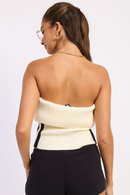 Emory Park Alyssa Tube Top in Ivory view 3