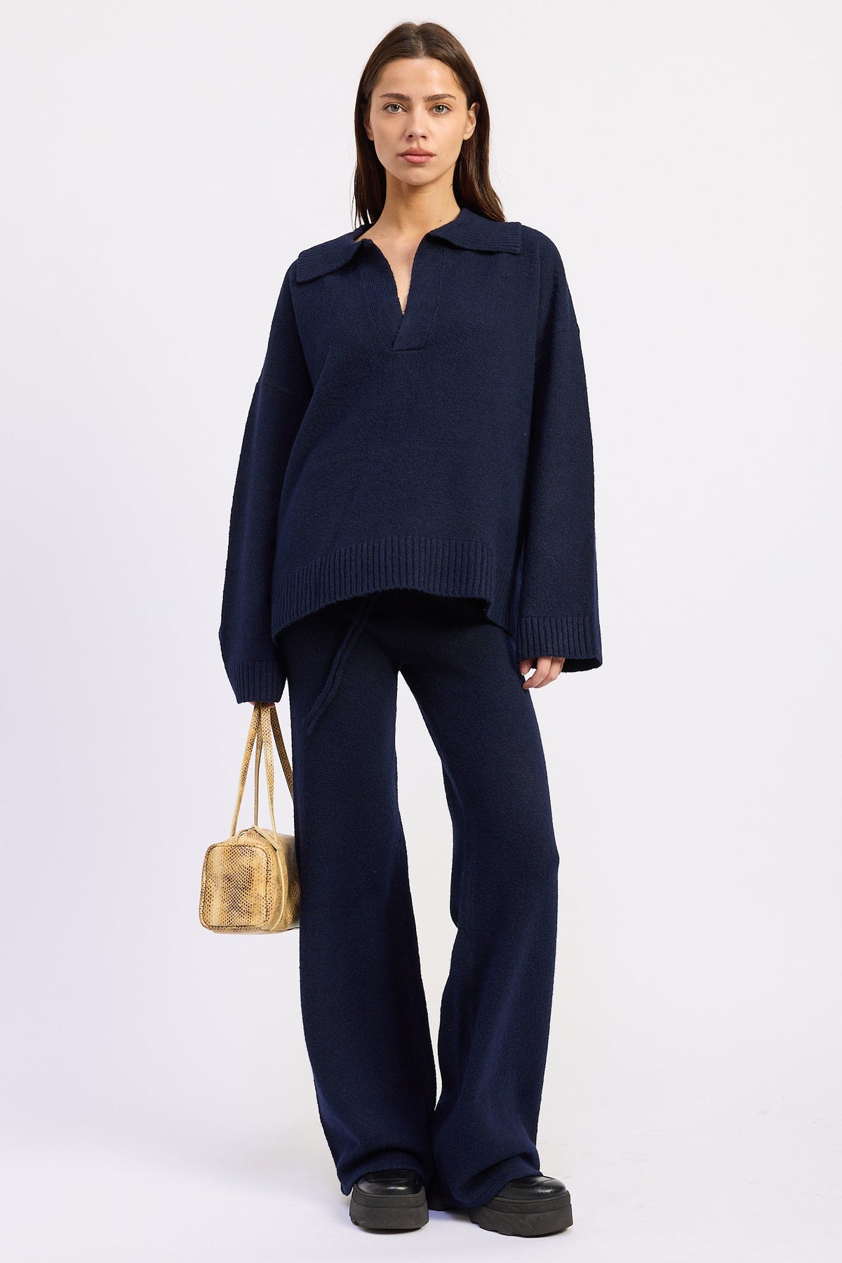 Emory Park Aramelle Pants in Navy - Arelle Pants (bottom)