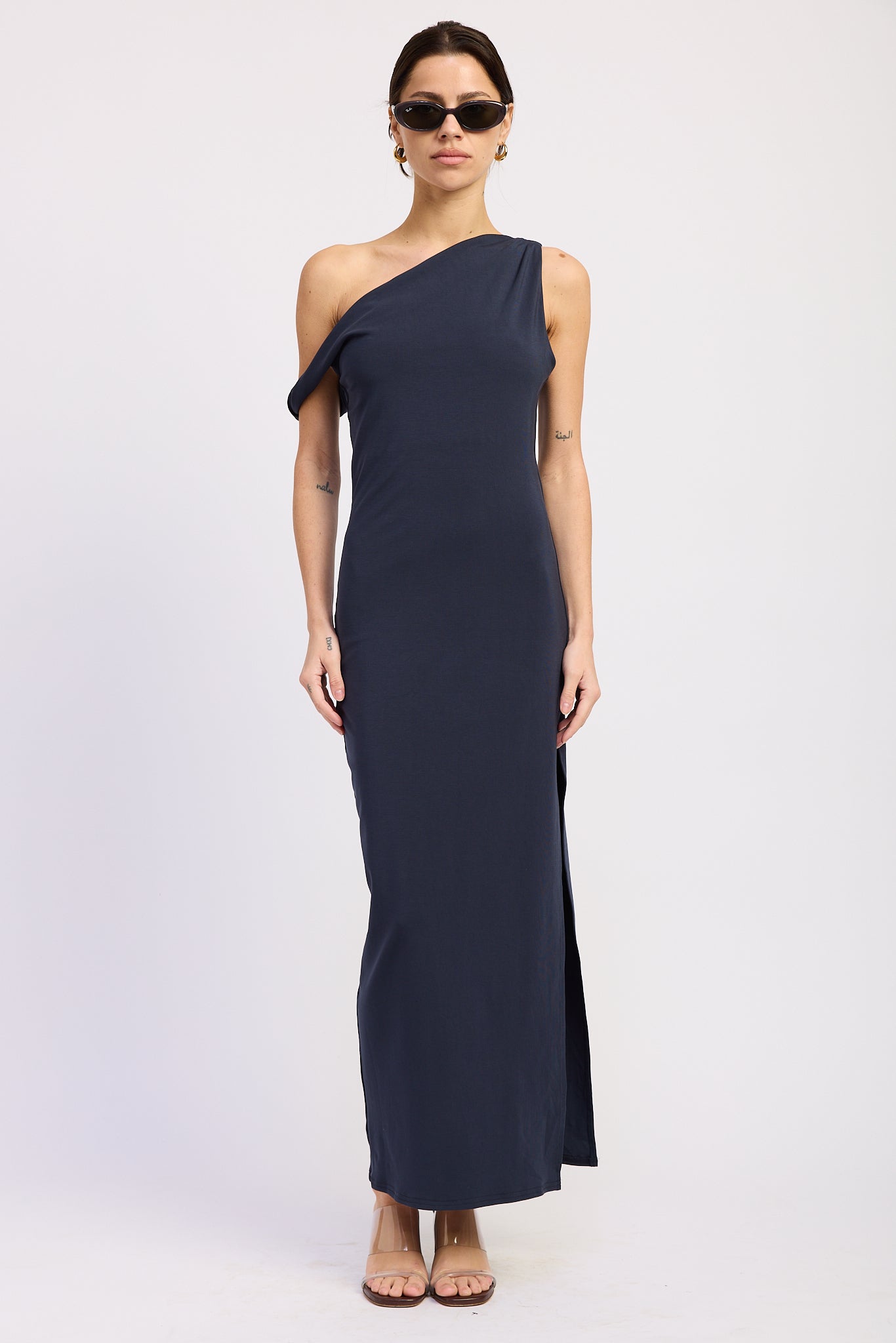 Emory Park Aurora Maxi Dress in Black view 7 - Aurora Maxi Dress White