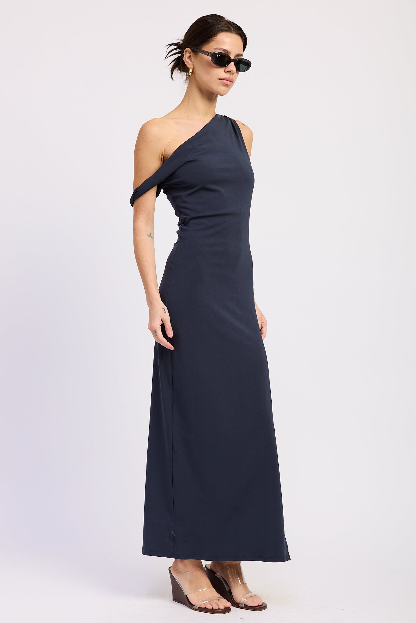 Emory Park Aurora Maxi Dress in Black view 8 - Aurora Maxi Dress White