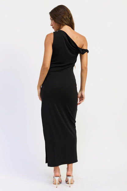 Emory Park Aurora Maxi Dress in Navy view 3 - Aurora Maxi Dress White