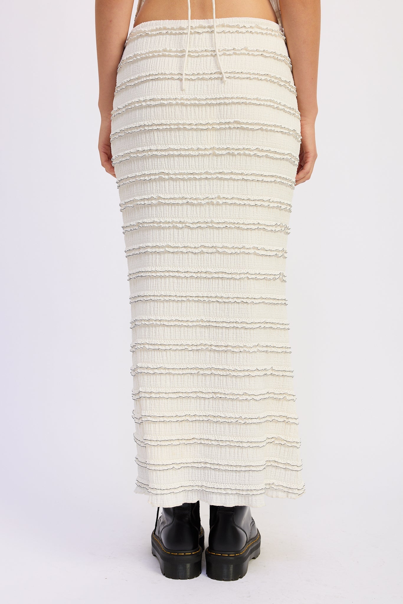 Emory Park Azmira Maxi Skirt in Ivory view 3 - Azra Maxi Skirt (dress)