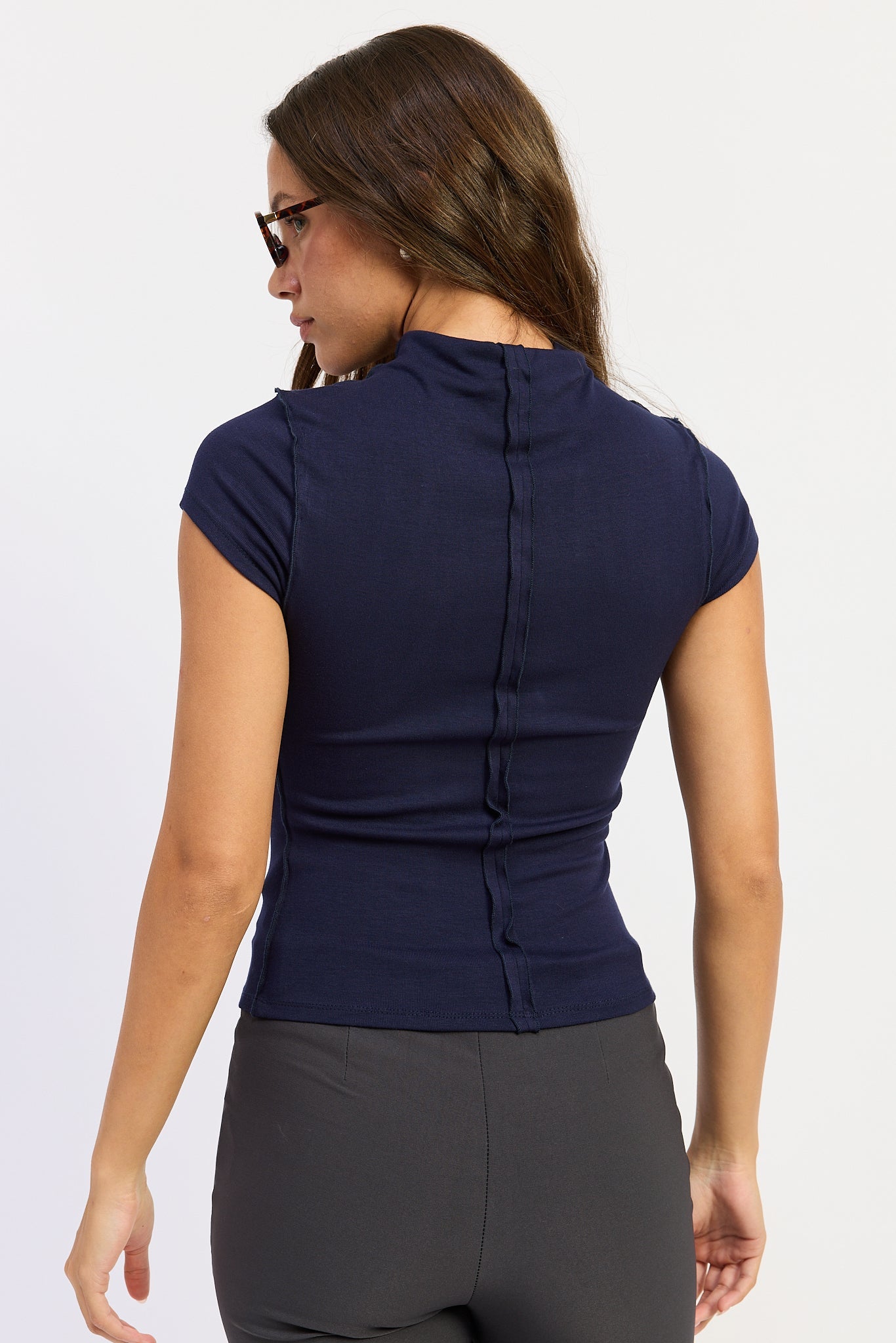 Emory Park Brooklyn Top in Navy view 7 - Brooklyn Top Restaurants