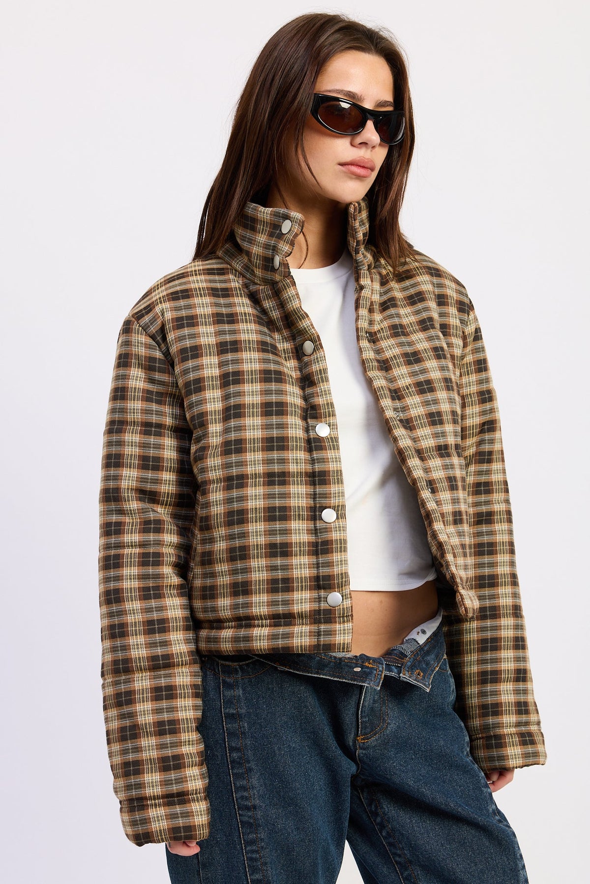 Emory Park Calliope Jacket in Brown view 2 - Calliope Jacket Price (layer)