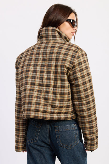 Emory Park Calliope Jacket in Brown view 3 - Calliope Jacket Price (layer)