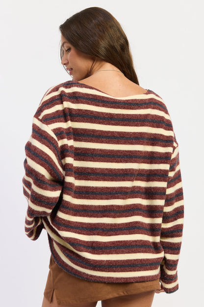 Emory Park Cecily Top in Burgundy Olive view 6 - Cecily Top Handle Bag