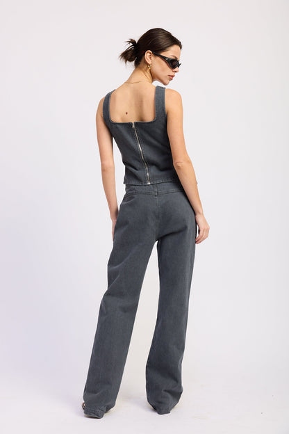 Emory Park Celandine Pants in M view 3 (bottom)
