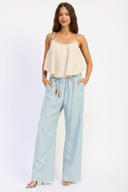 Emory Park Darcy Cami Top in Beige view 5