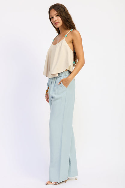 Emory Park Darcy Cami Top in Beige view 6