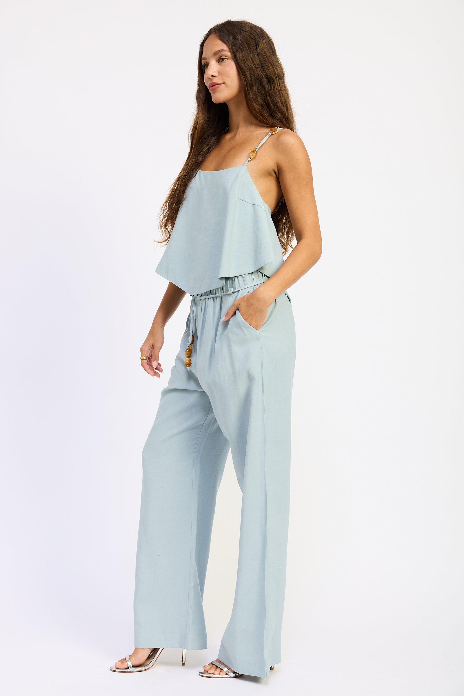 Emory Park Darcy Cami Top in Blue view 2