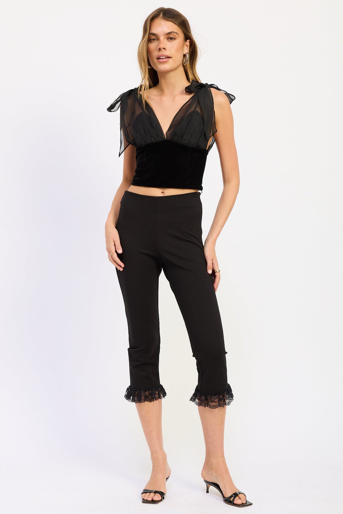 Emory Park Della Pants in Black view 2 - Della Spiga Pants (bottom)