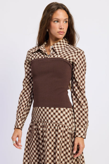 Emory Park Eloise Top in Expresso view 6 - Eloise Top Crochet Pattern
