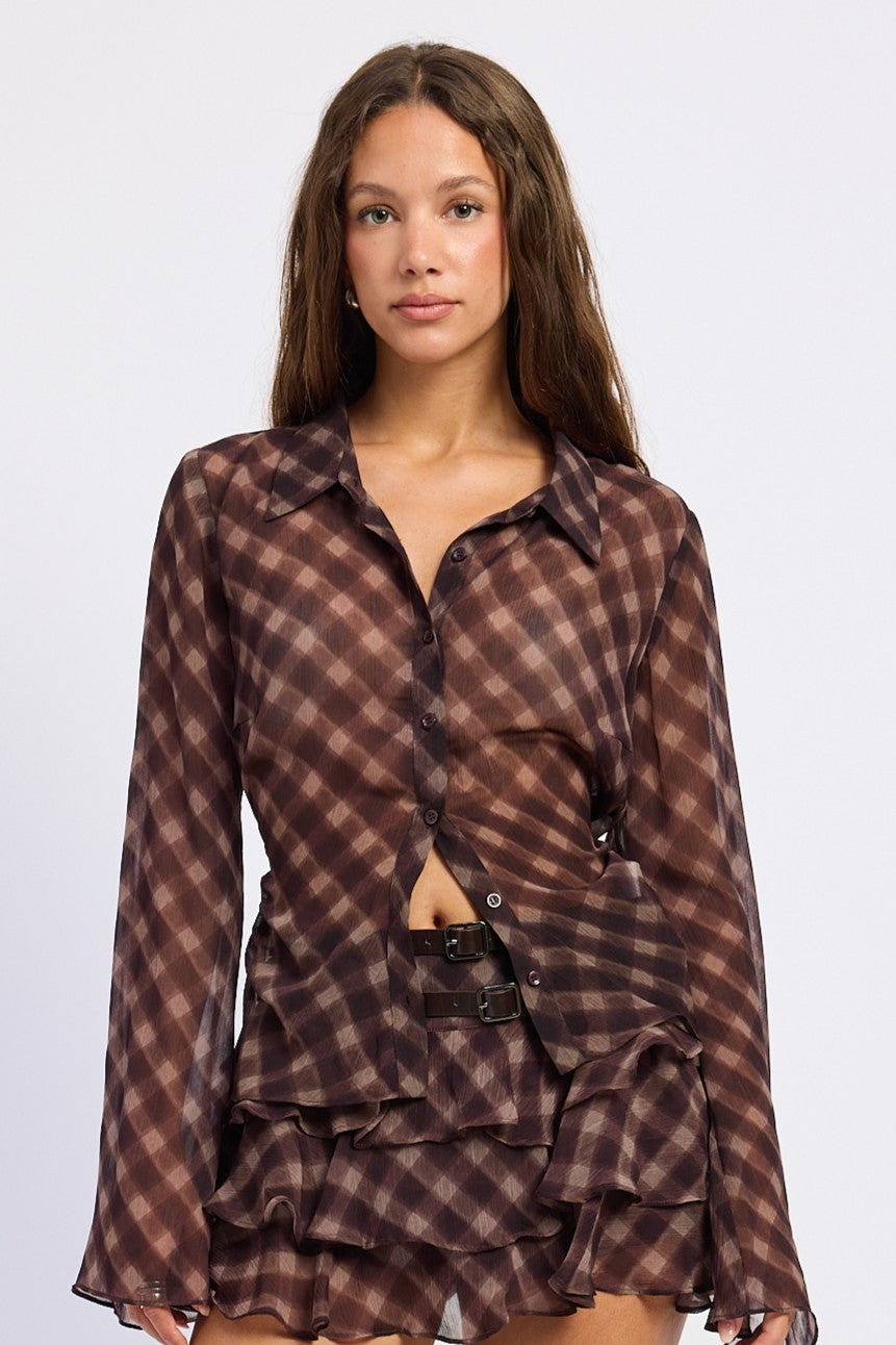 Emory Park Elysia Top in Deep Plum - Elysia Top Loveshackfancy