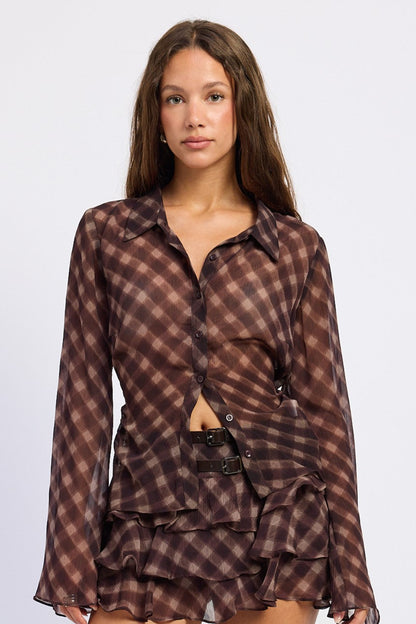 Emory Park Elysia Top in Deep Plum - Elysia Top Loveshackfancy