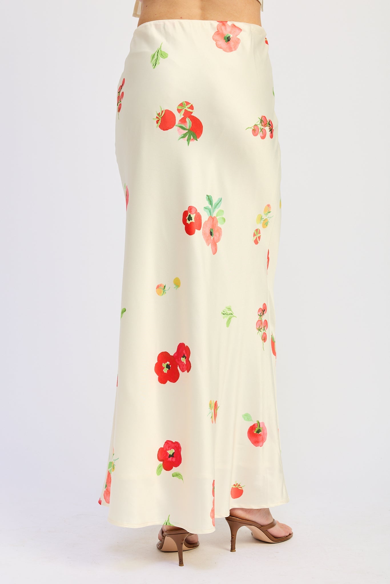 Emory Park Emelia Midi Skirt in Ivory Multi view 3 - Amelia Midi Skirt (dress)