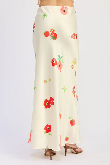 Emory Park Emelia Midi Skirt in Ivory Multi view 3 - Amelia Midi Skirt (dress)