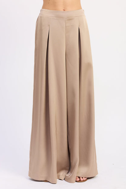 Emory Park Emily Satin Pants view 4 (bottom)