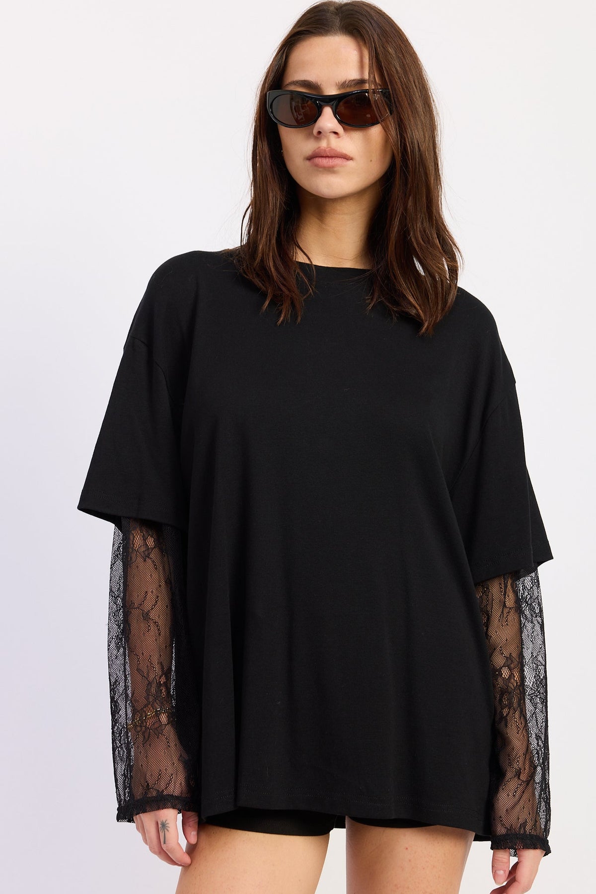 Emory Park Emma Tee in Black - Emma Teeling (top)
