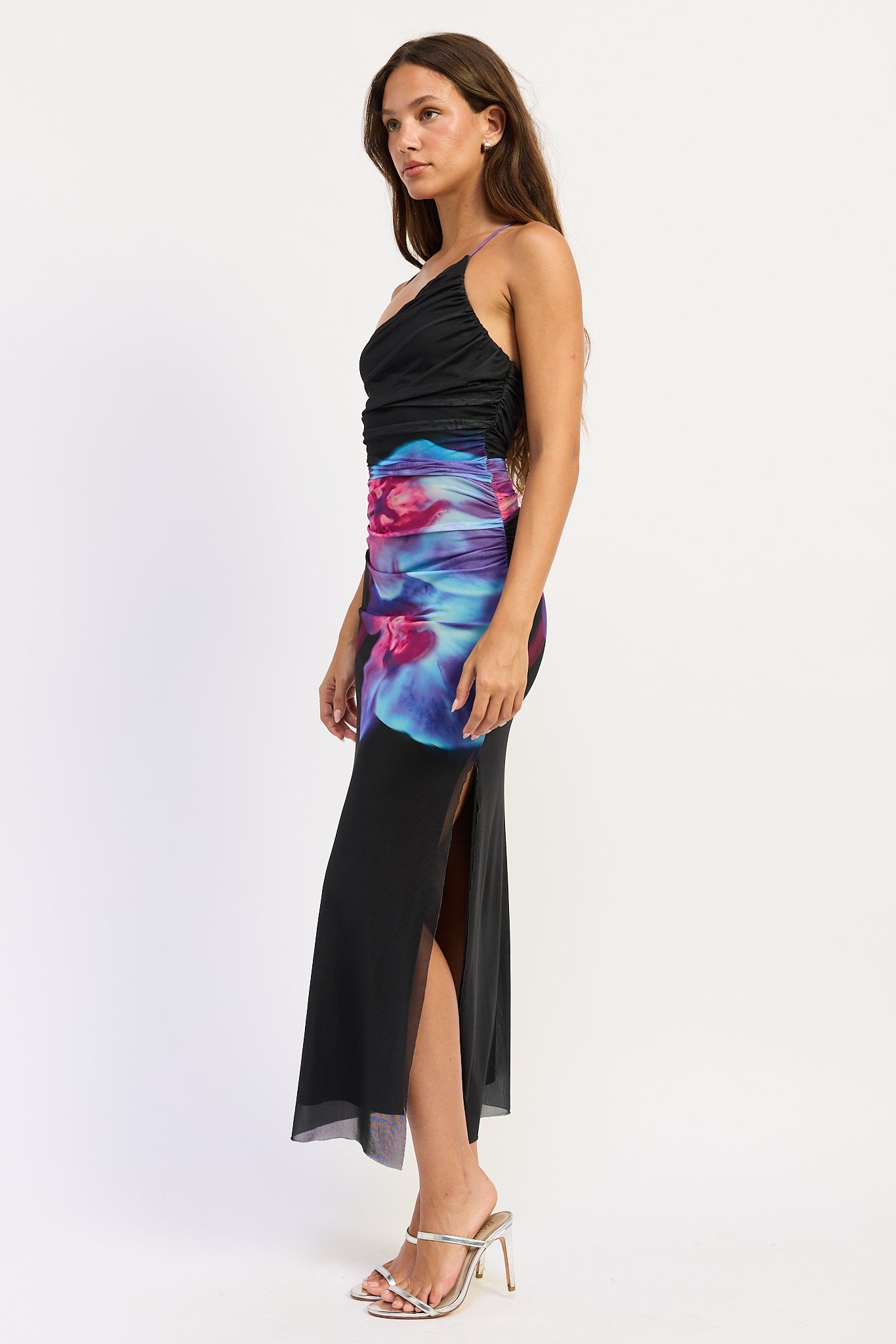 Emory Park Emmeline Midi Dress in Black Floral view 2 - Emmeline Midi Dress Free People
