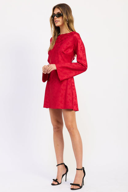Emory Park Faelina Mini Dress in Red view 3 - What Is A Mini Dress