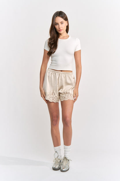 Emory Park Fern Mini Shorts in L view 5 (bottom)