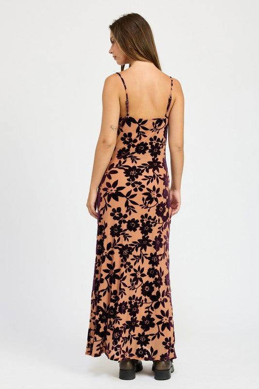 Emory Park Floral Print Cowl Neck Maxi Dress - us.meeeshop