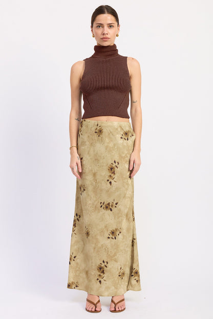 Emory Park Ginevra Maxi Skirt in Light Olive - Ginevra Maxi Dress