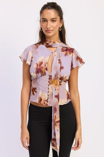 Emory Park Gwen Blouse in Purple Haze - Gwen Blouse Hobbs (top)
