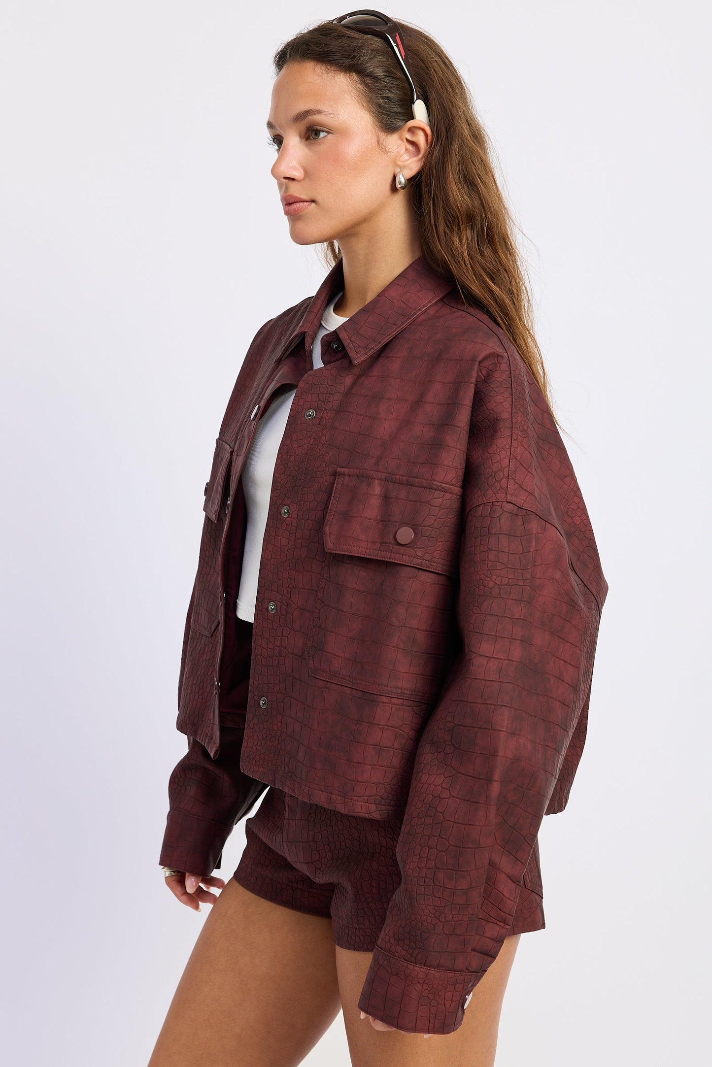 Emory Park Halle Jacket in Black view 6 - Halle Jacket Stand Studio (layer)