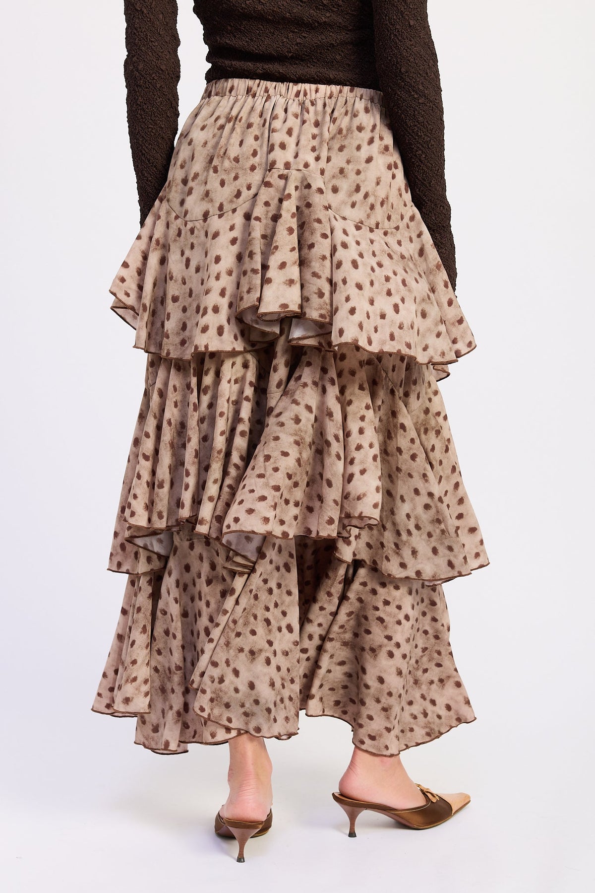 Emory Park Idalia Maxi Skirt in Desert Brown view 3 - Idalia Maxi Dress