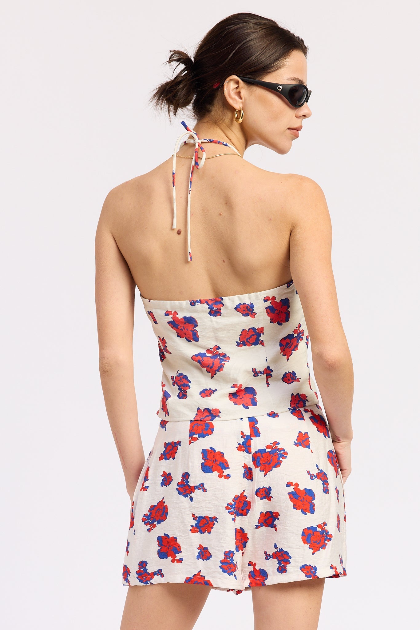 Emory Park Indira Halter Top in Off-White view 3
