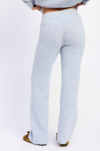 Emory Park Inez Lounge Pants in Powder blue view 3 (bottom)