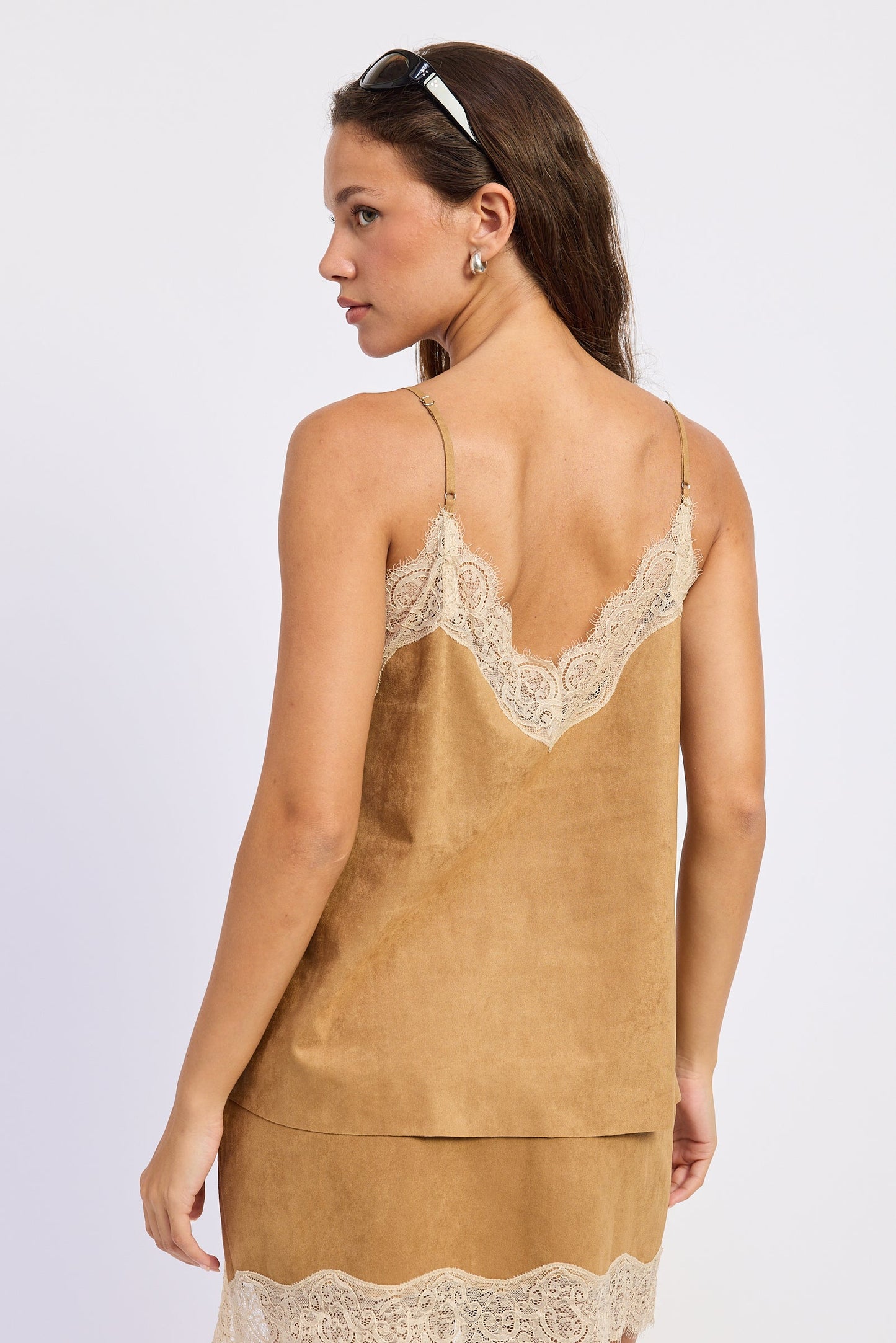Emory Park Iria Cami Top in Expresso view 3