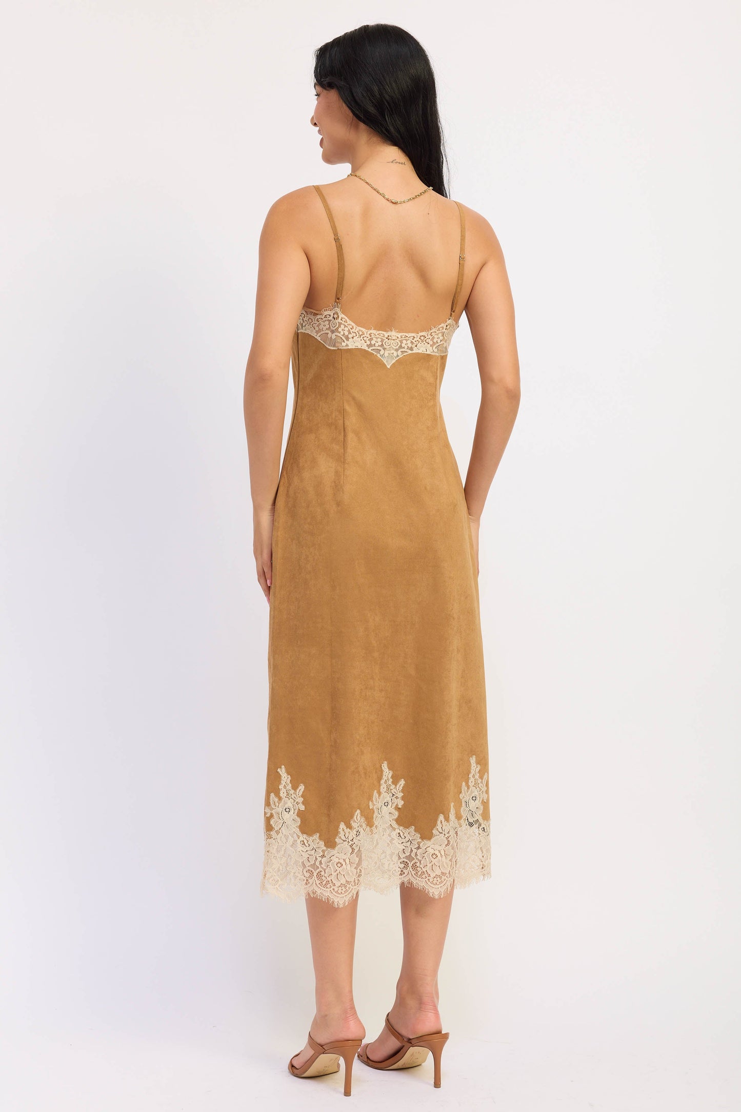 Emory Park Iria Midi Dress in Camel view 3 - Iris Midi Dress