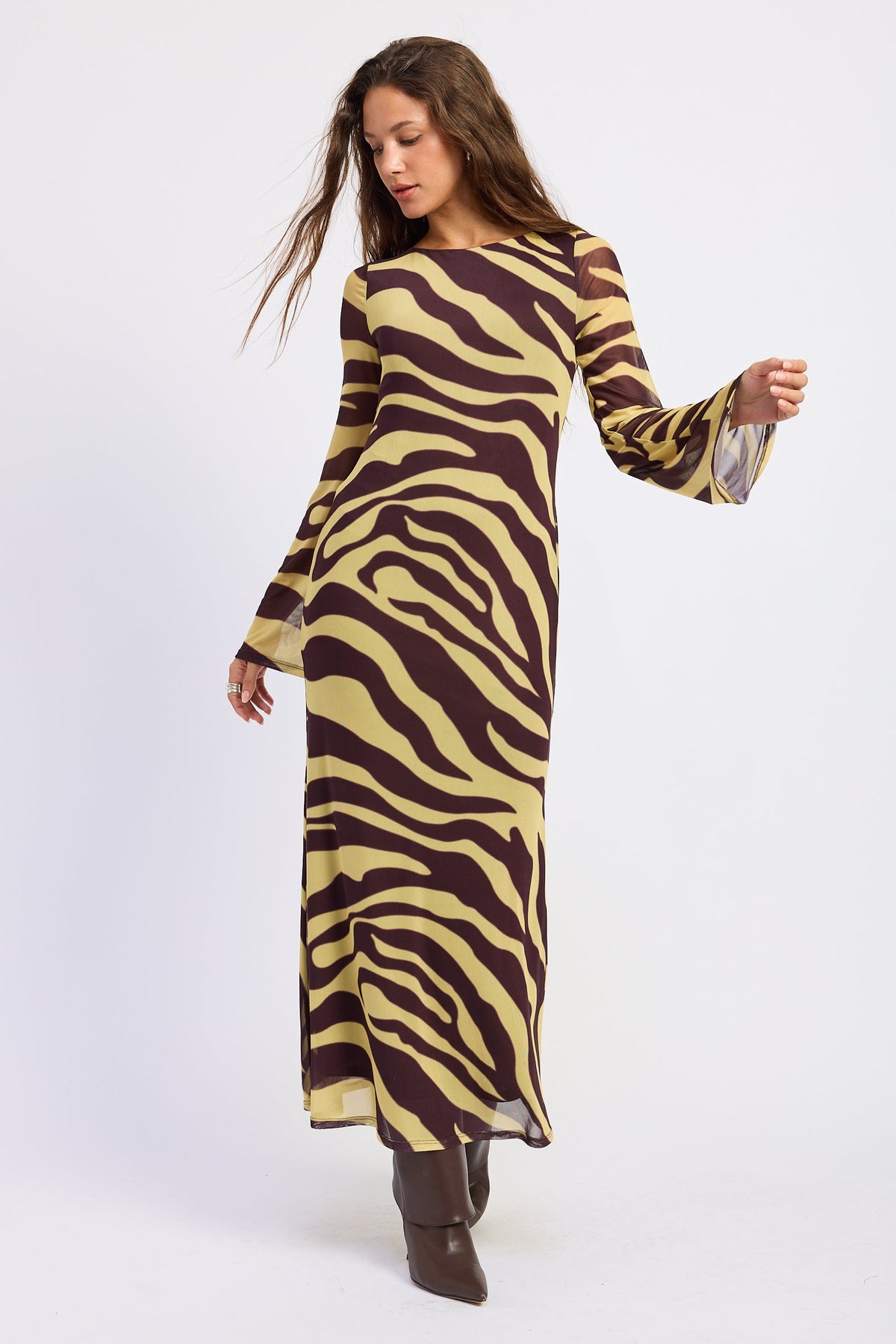 Emory Park Isabeau Maxi Dress view 4 - Isabeau Satin Maxi Dress