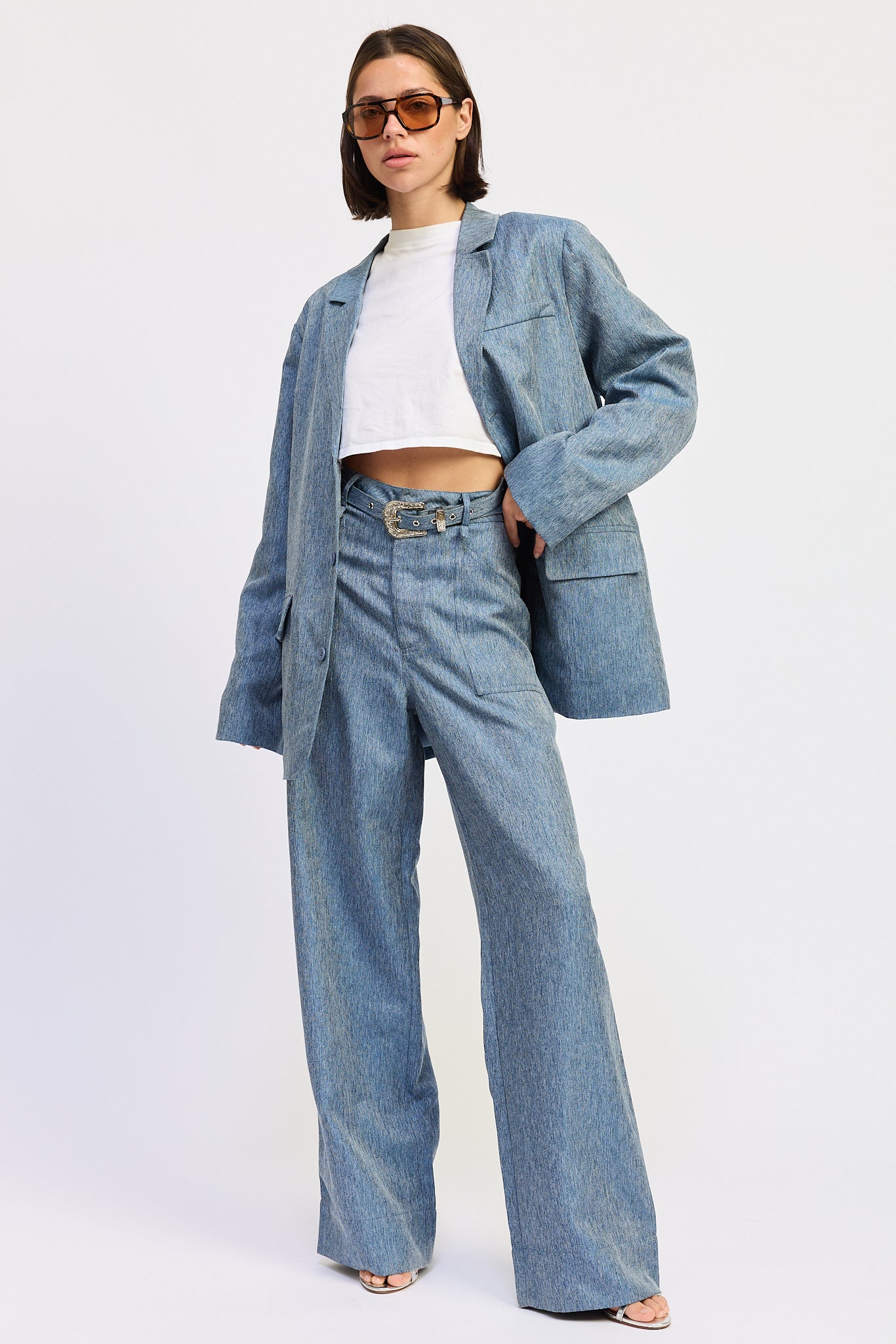 Emory Park Jacey Blazer view 4 - Casual Office Outfit (layer)