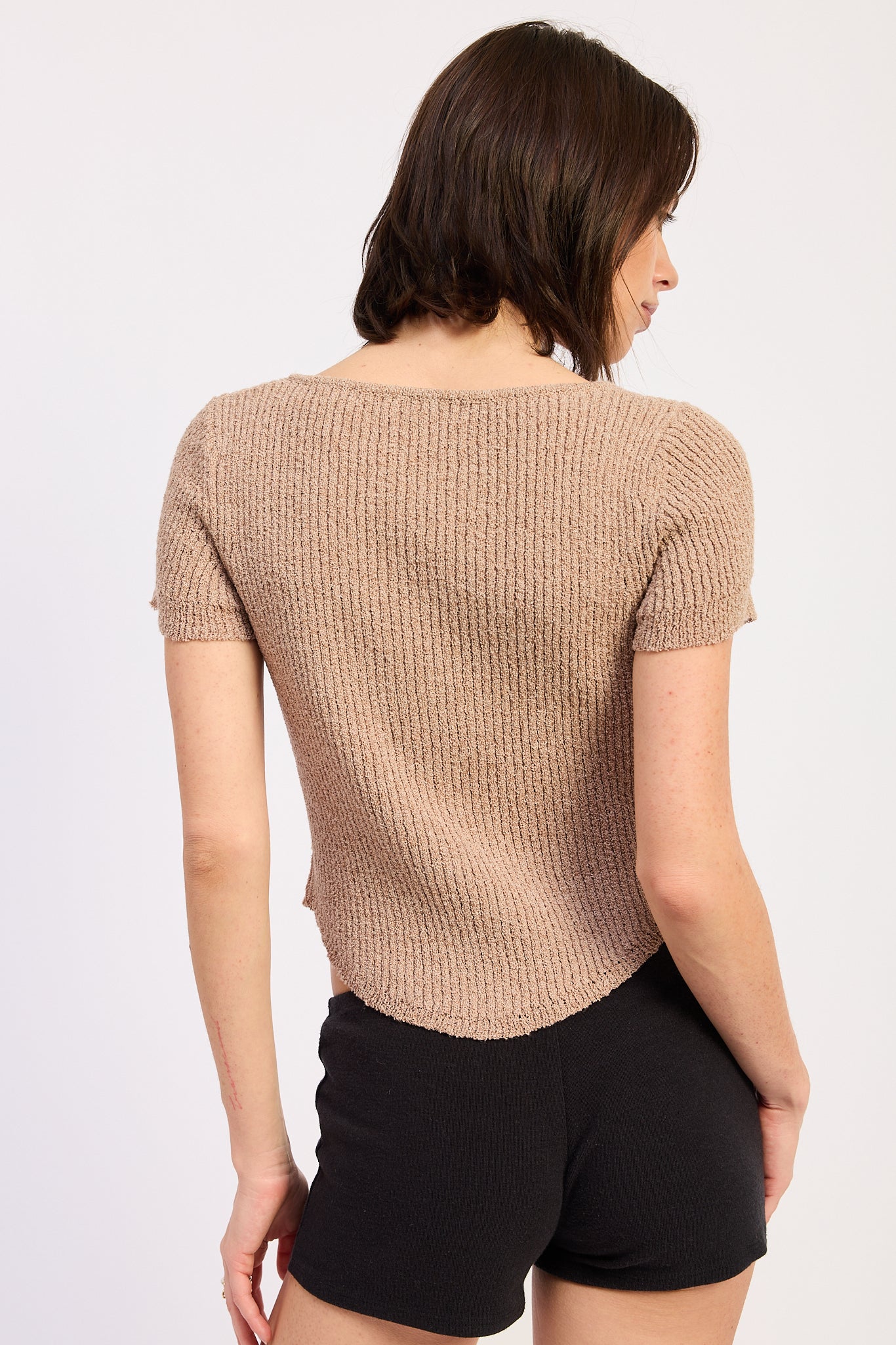 Emory Park Janelle Top in Brown view 3 - Janelle Topliff