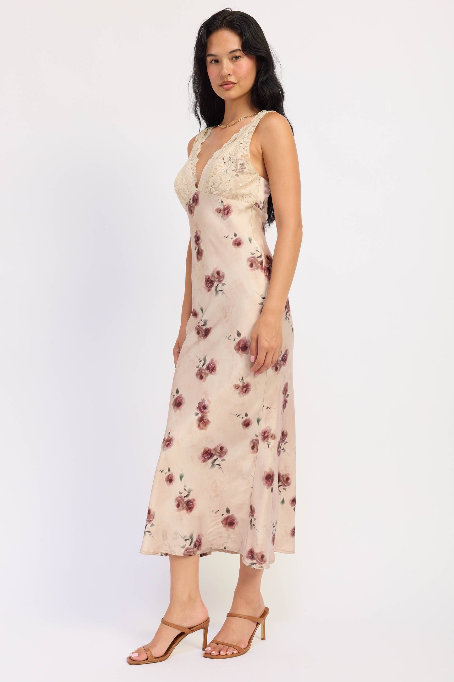 Emory Park Jillian Midi Dress in Pale Brush view 2 - Jill Midi Dress
