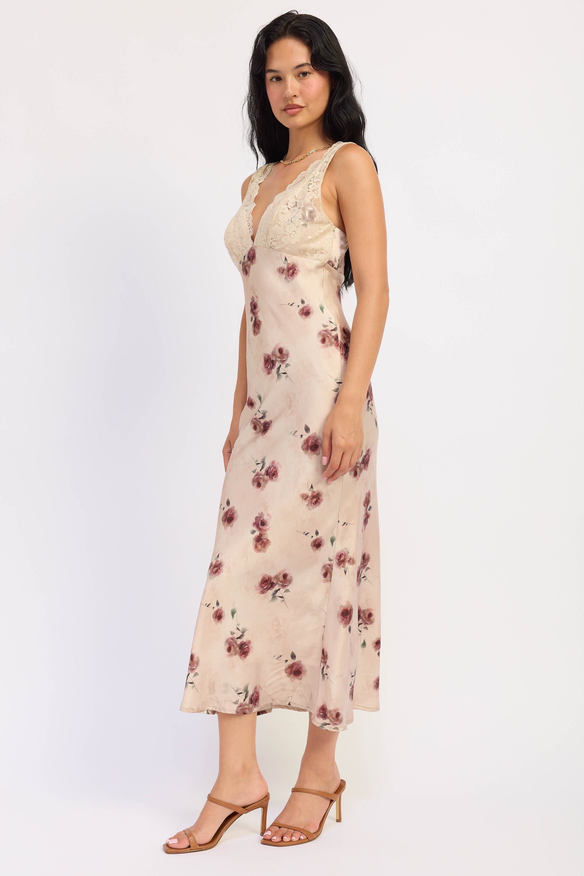 Emory Park Jillian Midi Dress in Pale Brush view 2 - Jill Midi Dress