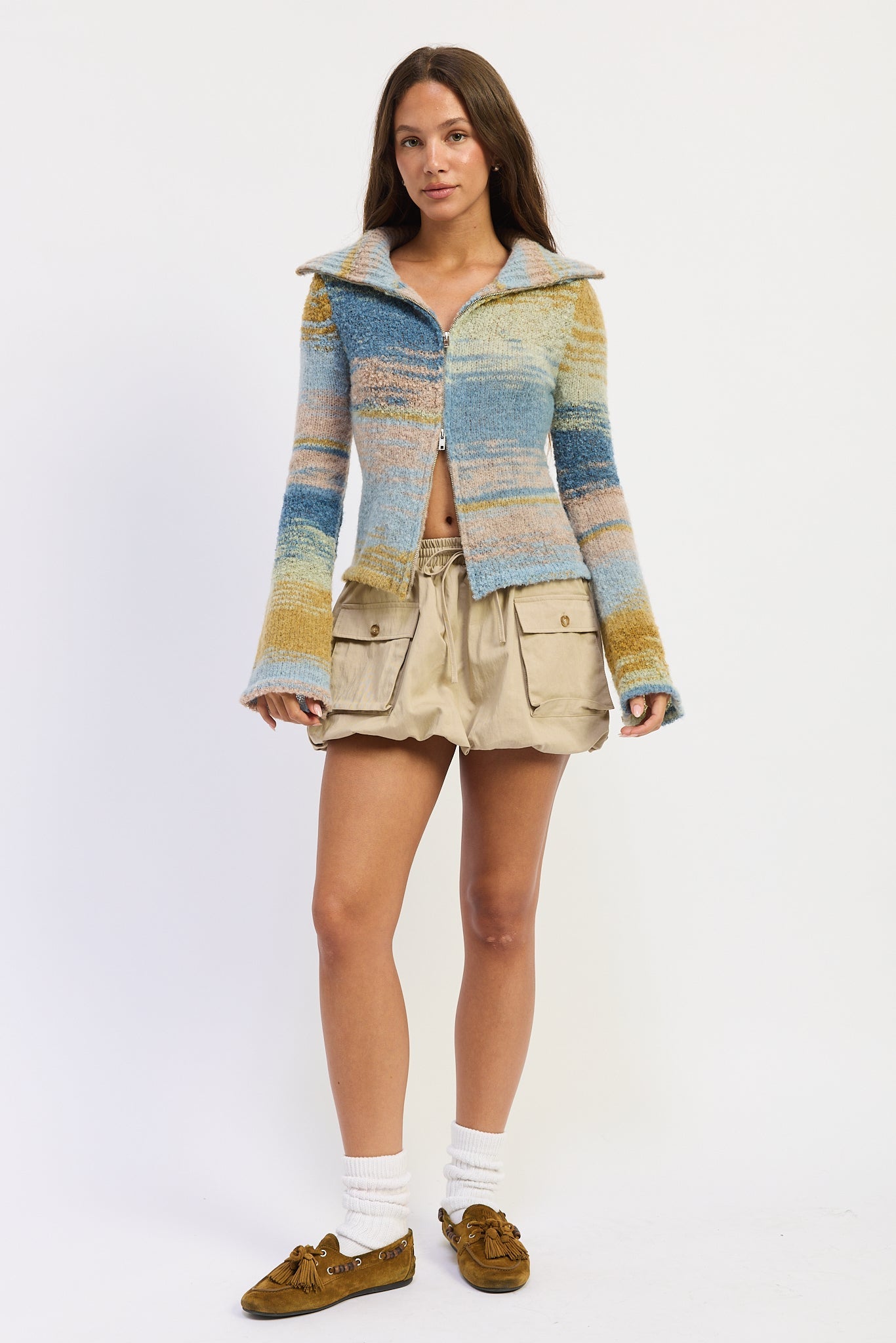 Emory Park Jolene Cardigan Top view 4 - Jolene Cardigan Brandy Melville