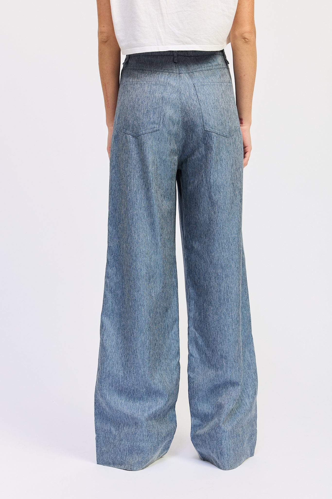 Emory Park Jovie Trousers in Denim Blue view 3 - Shoes To Wear With Chino Pants (bottom)