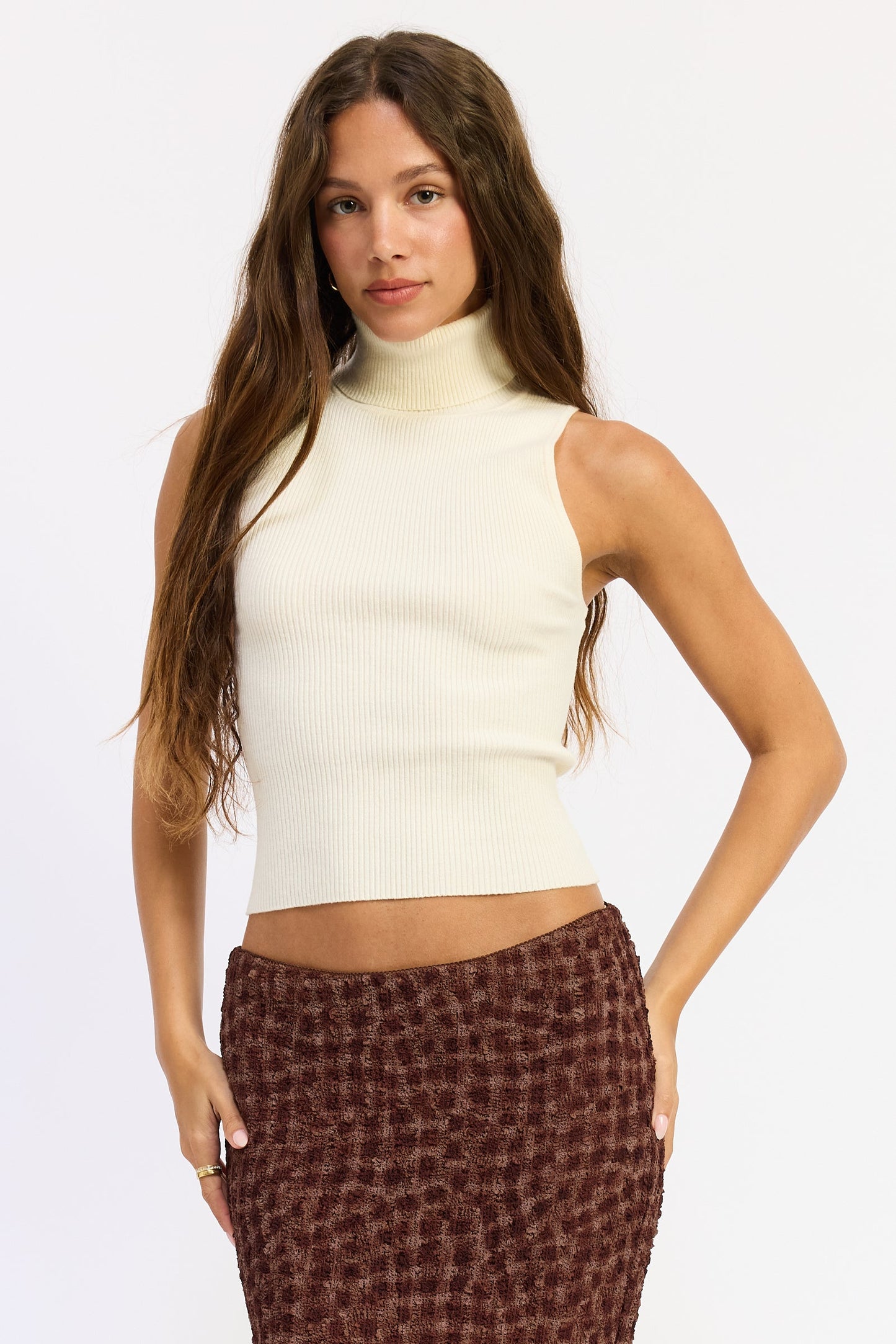 Emory Park Julia Top in Ivory view 5 - Julia Topaz